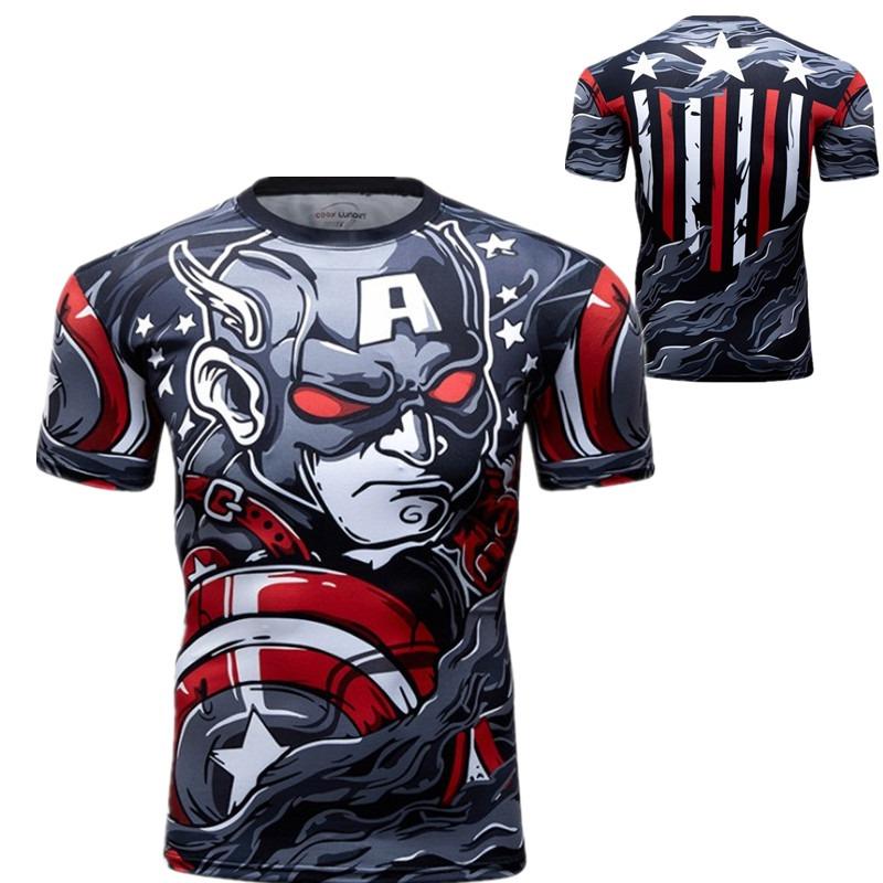 3D Quick Dry Gym Tee For Men Women Kids  Outdoor Sports, T-shirt, Role-playing