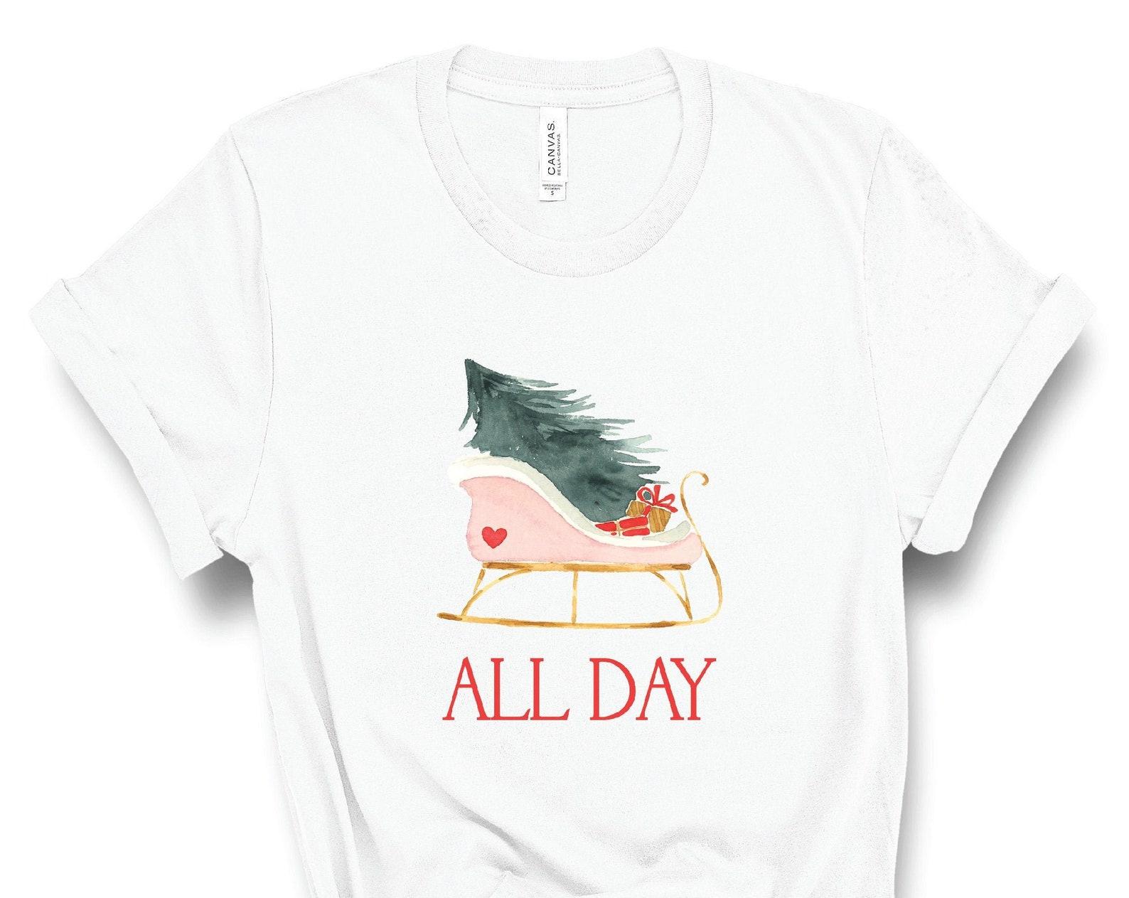 Sleigh All Day, Sleigh Shirt, Funny Christmas Shirt, Sleigh AF, Sleighing At It, Holiday Tee, Woman s Christmas Shirt, Girl Boss Tee, Sleigh S