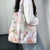 Embroidery Literary Ink Painting Small Fresh Canvas Bag