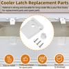 1 Set Metal Screws Included Cooler Hinge Kit Hinge and Latch Kit  Rotomolded Coolers