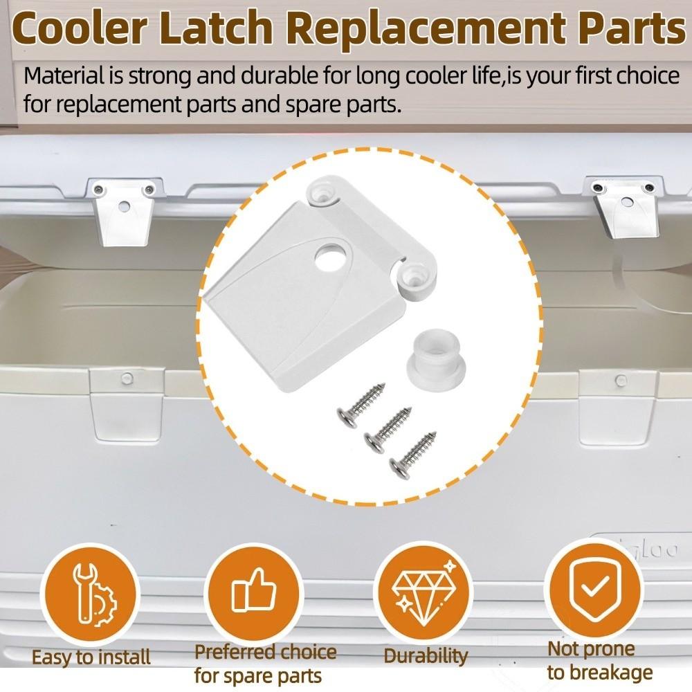 1 Set Metal Screws Included Cooler Hinge Kit Hinge and Latch Kit Rotomolded Coolers