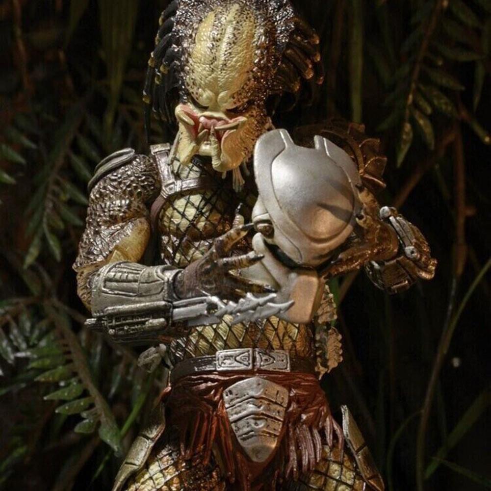 NECA Predator Figur Ultimativer Schamane Ältester Gepanzert Verlorener Krieger Dschungeljäger Schlangenblick Predator Alien Figur Modell Spielzeug Geschenke