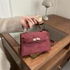 Borsa a tracolla quadrata piccola alla moda, nuova versione, portatile per ragazza, borsa messenger con texture premium