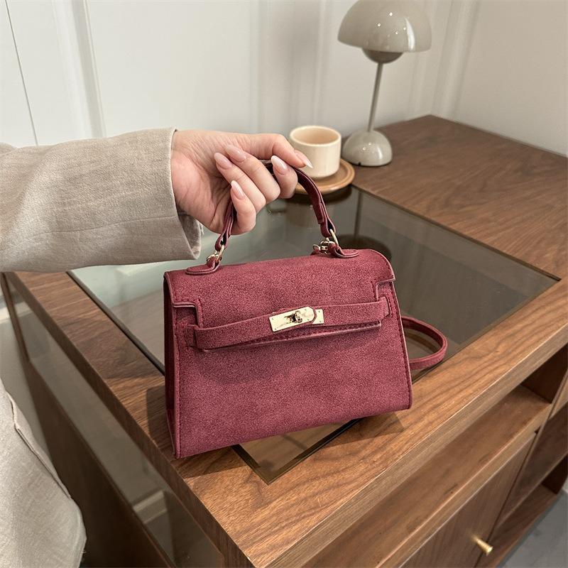 Borsa a tracolla quadrata piccola alla moda, nuova versione, portatile per ragazza, borsa messenger con texture premium