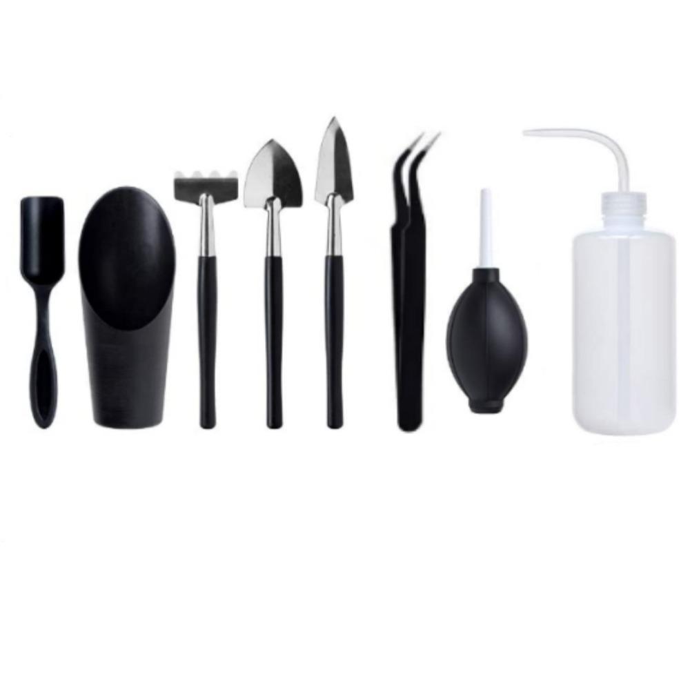 

Stainless Steel Garden Planter Kit Pruning Shears Waterproof Mat Bonsai Tools Set Ergonomic Handle Multi-functional