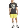 Nike Camiseta Masculina de Manga Curta com Gola Redonda e Estampa de Desenho Animado Tops Preto FD1336-060