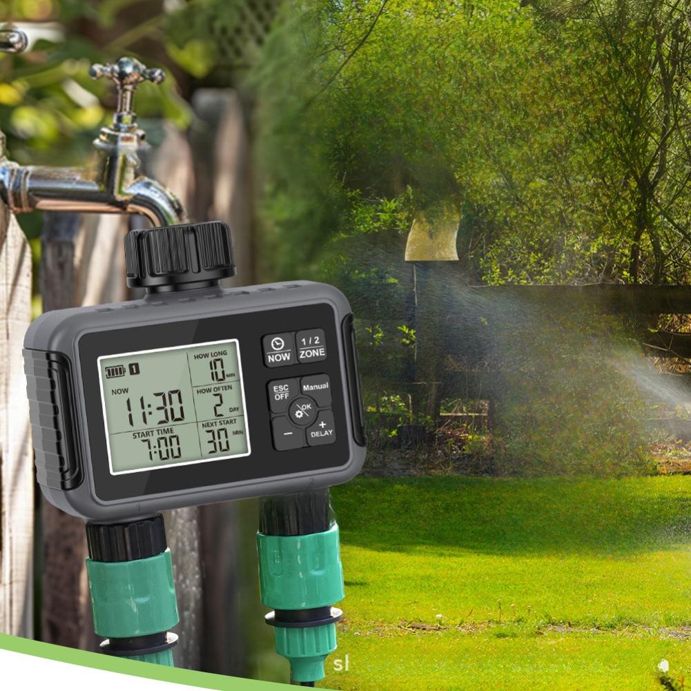 Automatic Sprinkler Garden Faucet Timer For Garden For Outdoor Irrigation IPX5 Waterproof Battery Compartment Seal