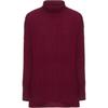 Polo Solid Color Chunky Knit Turtleneck Oversized Wool Cashmere Blend Sweater Women Sweater 211763841-002