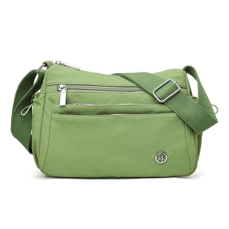 Middle-aged Mother's Bag - Simple and Lightweight Zipper Bag with Large Capacity, Single Shoulder Crossbody Bag