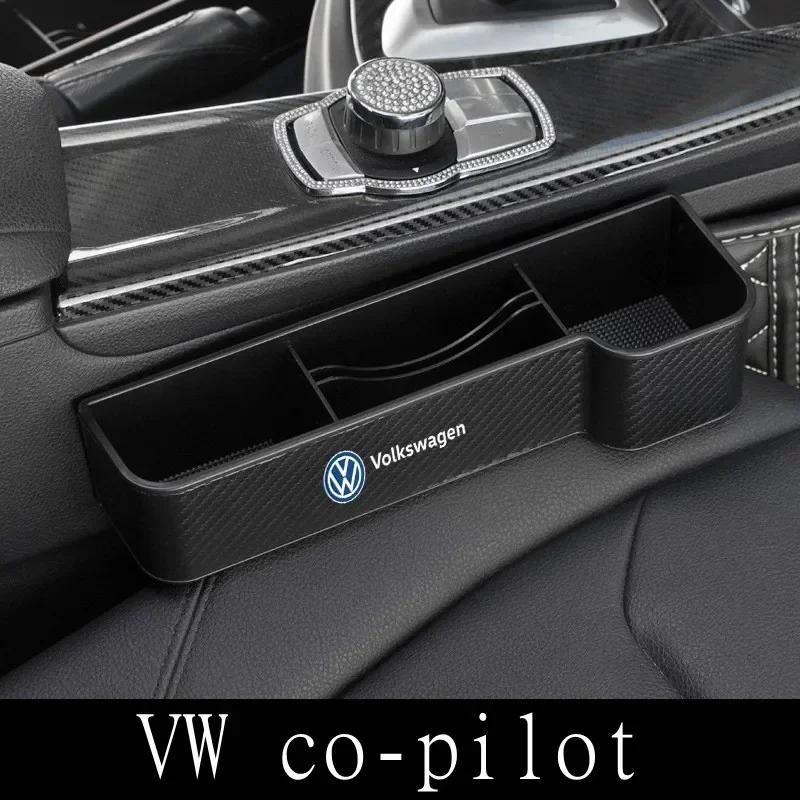 2026 Hot For Volkswagen VW For Volkswagen Golf 5 MK6 7 Polo Passat Bora Jetta Tiguan CC Scirocco Lavida ABS Car Seat Gap Storage