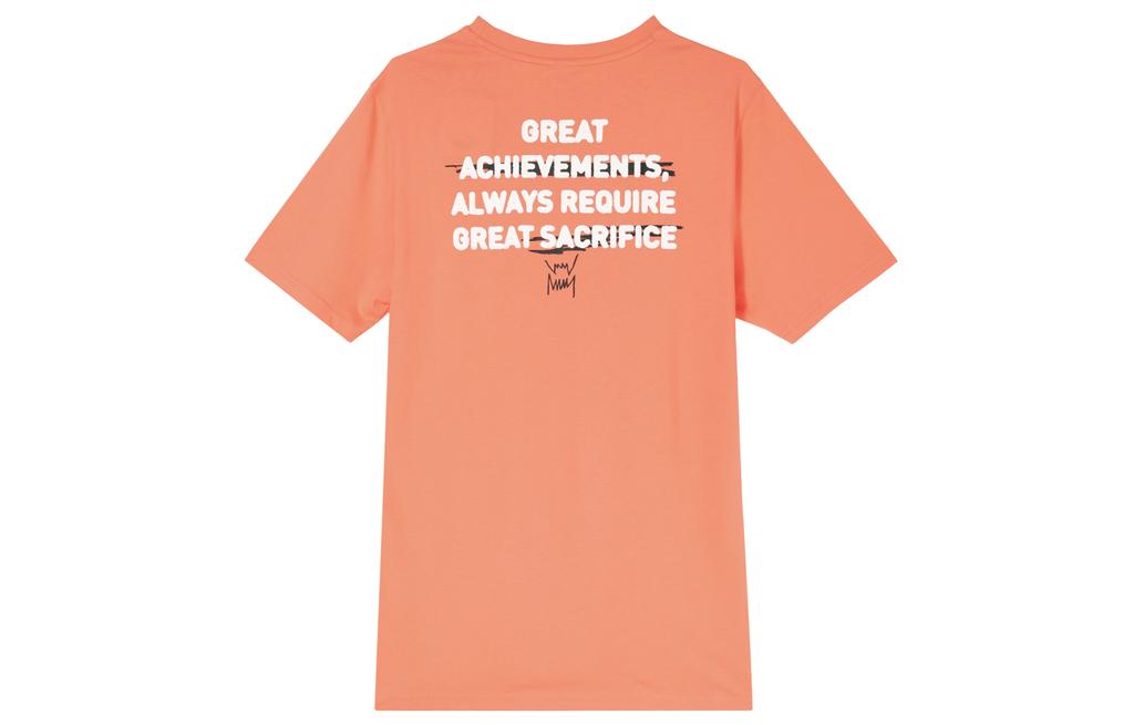 Puma T Shirts Unisex Orange Red Crew Neck Moderate Straight Fit 530511-02