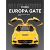1/24 Alloy Die-cast Benz SLS-AMG Sports Car Model Collectible Ornaments for Children Toy Car Boys Holiday Gift Birthday Gift