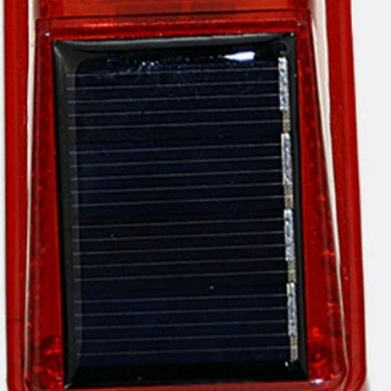 Solar LED Traffic Warning Strobe Light for Nighttime Contours and Barriers