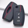 Silicone Key Cover for Ford 3 Button Flip Key, Fits Ford Focus Mondeo Fiesta C-Max Galaxy Kuga, Shockproof Key Fob Holder, Protective Accessory