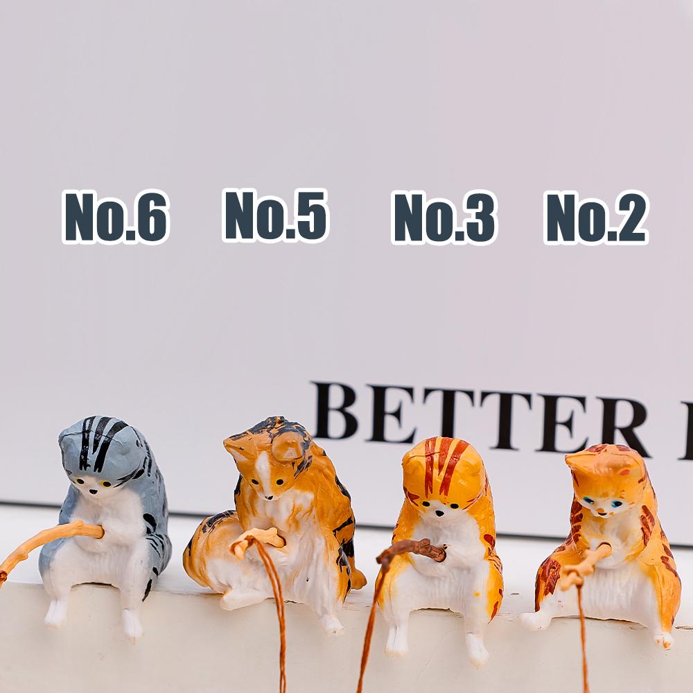 Ornamente Pisică Pescuit Ornamente Auto Consola Centrală Bord Auto Oglindă Retrovizoare Decor Ornament Rășină Accesorii Decor Interior Auto