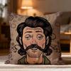 Fashion J-JJohn Misty Cushion Cover Soft Washable Pillow Case Multi-Scene for Couch Bed Travel Office Use