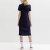 Fila Classic Fashion Sports Hoodie Dress Women Dresses Legendary-Blue F51W221307FNV