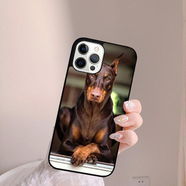 CUTE DOBERMAN DOG BREED phone Case Cover For iPhone 17 Air 16 15 14 Plus apple 16 11 12 13 Pro Max coque