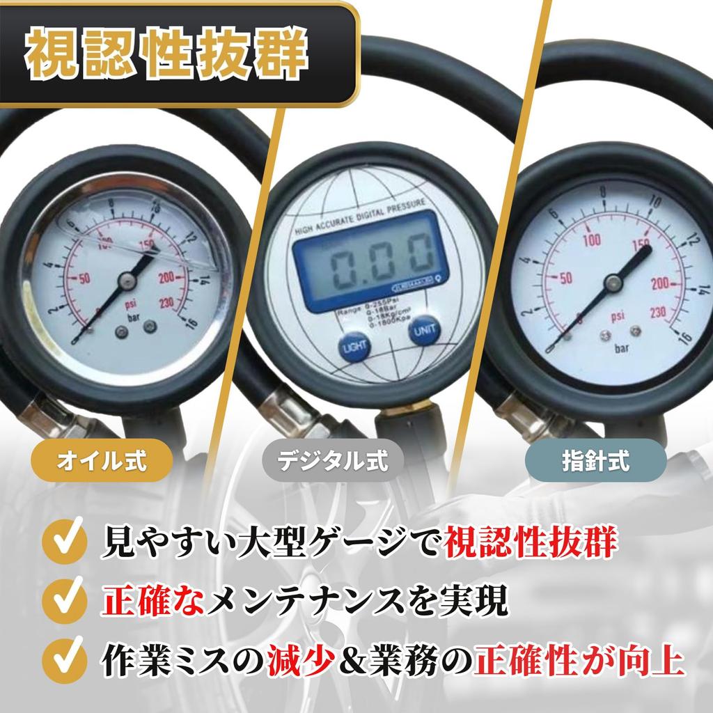 SESHIS Tire Pressure Tire Pump Car Digital Display Gauge, Tester, Accessories, Car, Motorcycle, Tube, Truck,