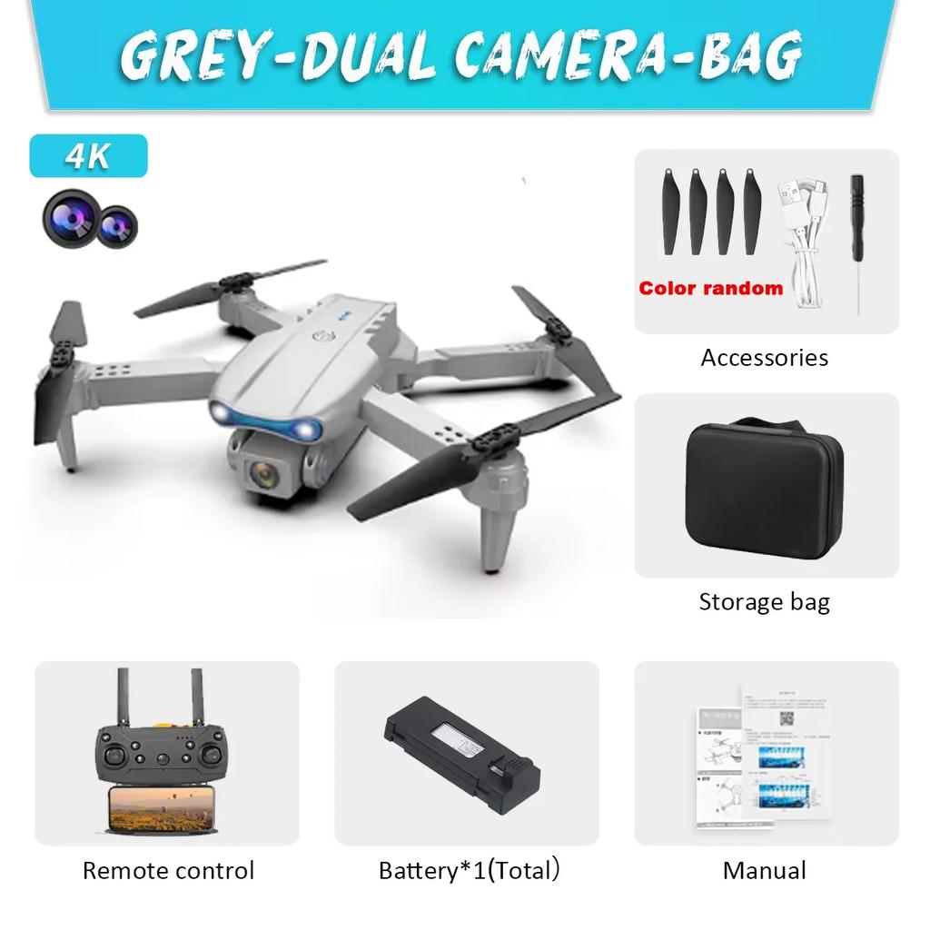 Novo Drone E99Pro HD Profissional 8K drone Câmera Dupla WIFI fpv Aeronave Quadcopter Desvio de Obstáculos Fotografia Aérea Drone
