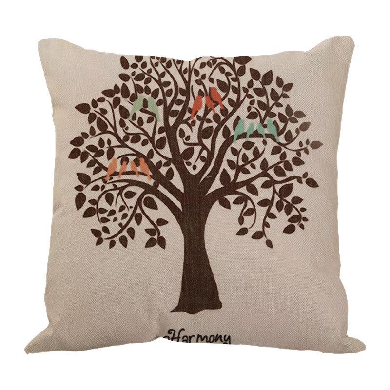 Line Pillow Cushion Cartoon Pillow Head of The Bed Sofa Waist Leaning On The Car Waist Pillow Pillow Cover Office Cushion Backrest Cushion