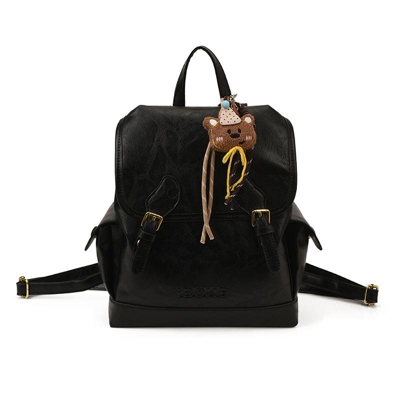 Schoolbag autumn and winter new fashion trend women's backpack retro versatile women's backpack multi-functional simple exquisite bag