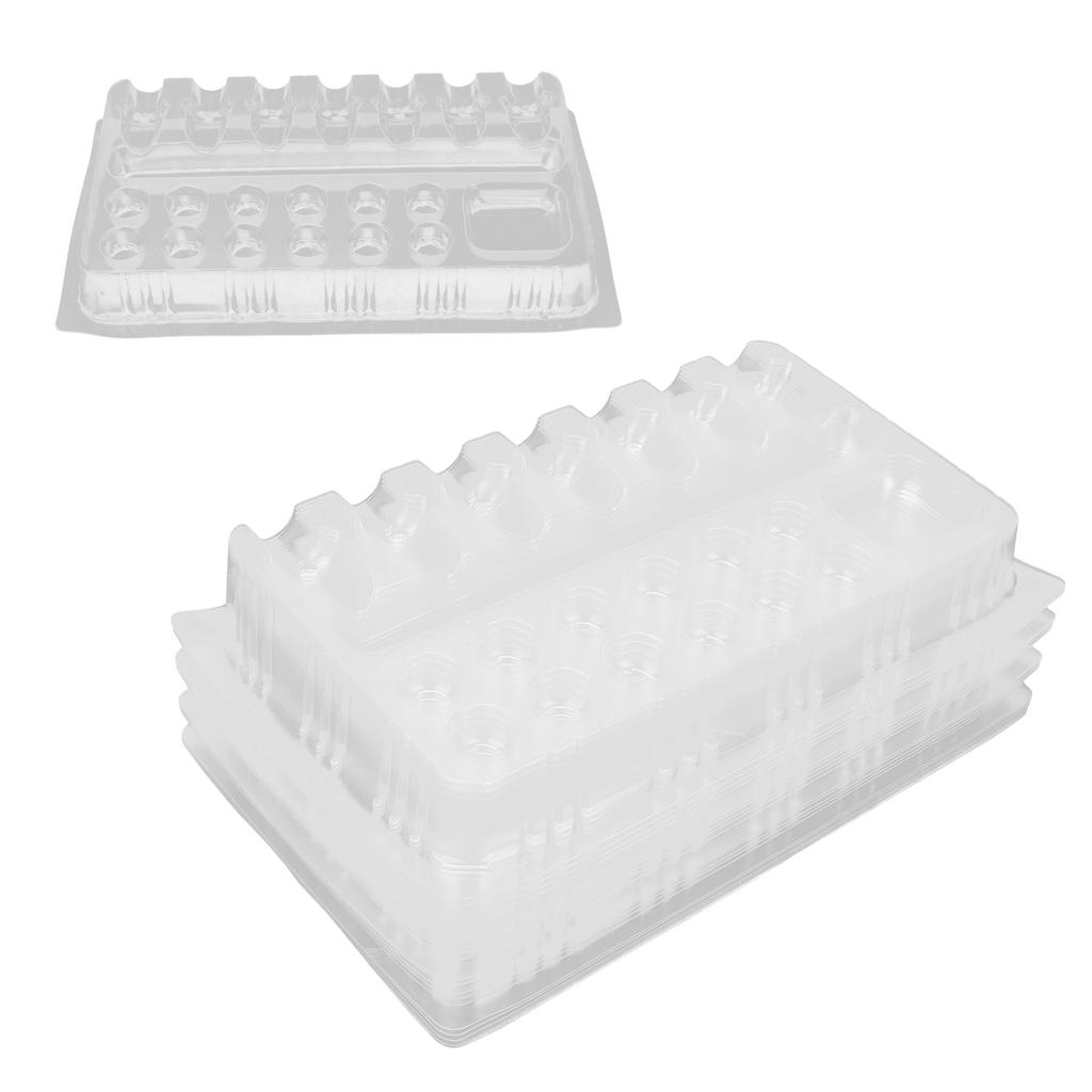 20pcs Disposable Tattoo Pigment Tray Ink Needle Holder Rack Eyebrow Tattoo Supply