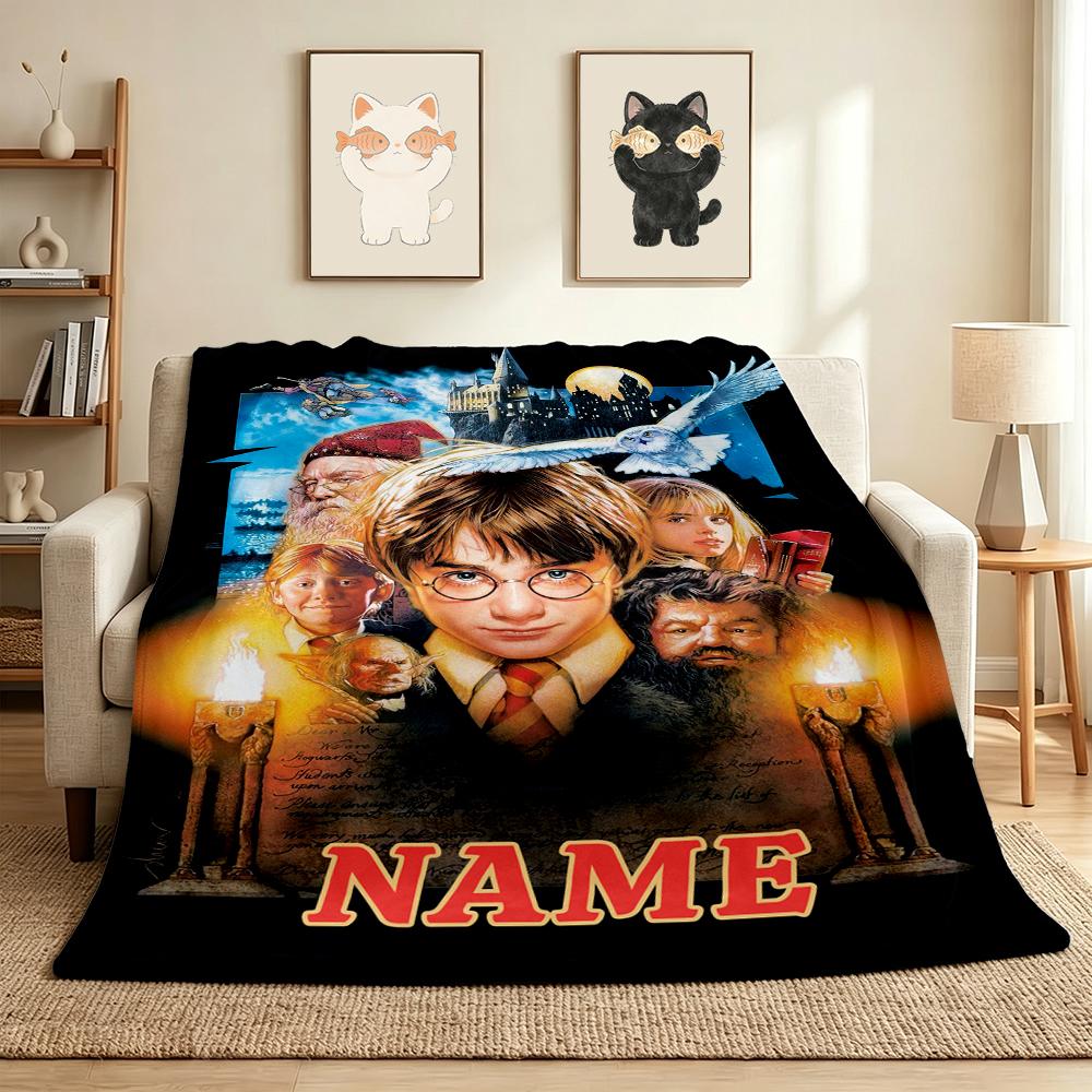 Custom Name Journey's End Flannel Blanket Throw Blanket Soft Warm Sofa Bed home Decor Unique Gift
