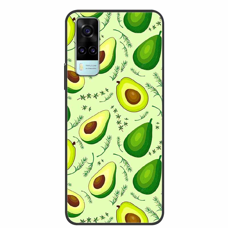 For Vivo Y53s 4G Case Animals Soft Silicone TPU Phone Back Cover Case for Vivo Y31 2021 Funda for Vivo Y53 s Y 31 Luxury Coque