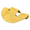 Pet Sun Hat Cute Breathable Soft Comfortable Lightweight Universal Pet Hat for Dog Puppy Yellow L