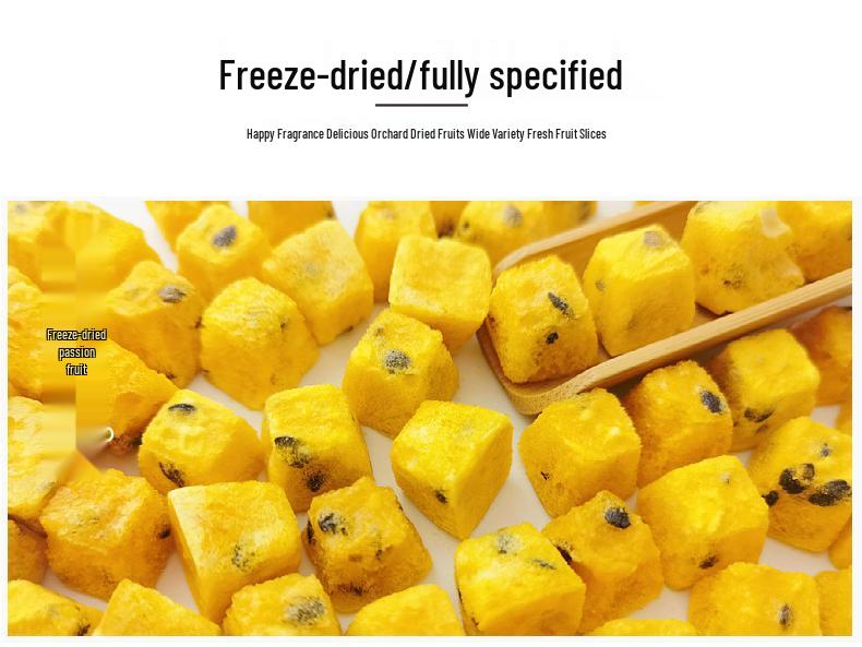 Cold Brew Freeze-Dried Fruit Tea: Green, Orange, Lemon, Passion Fruit Slices