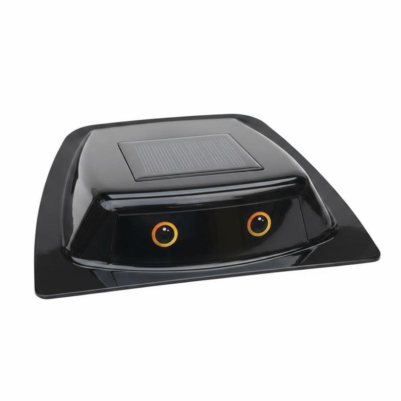 Adjustable Content Solar Powered Roof Sentinel Lights Waterproof Design No Wiring Required Devil's Eye Car Decorative Lights