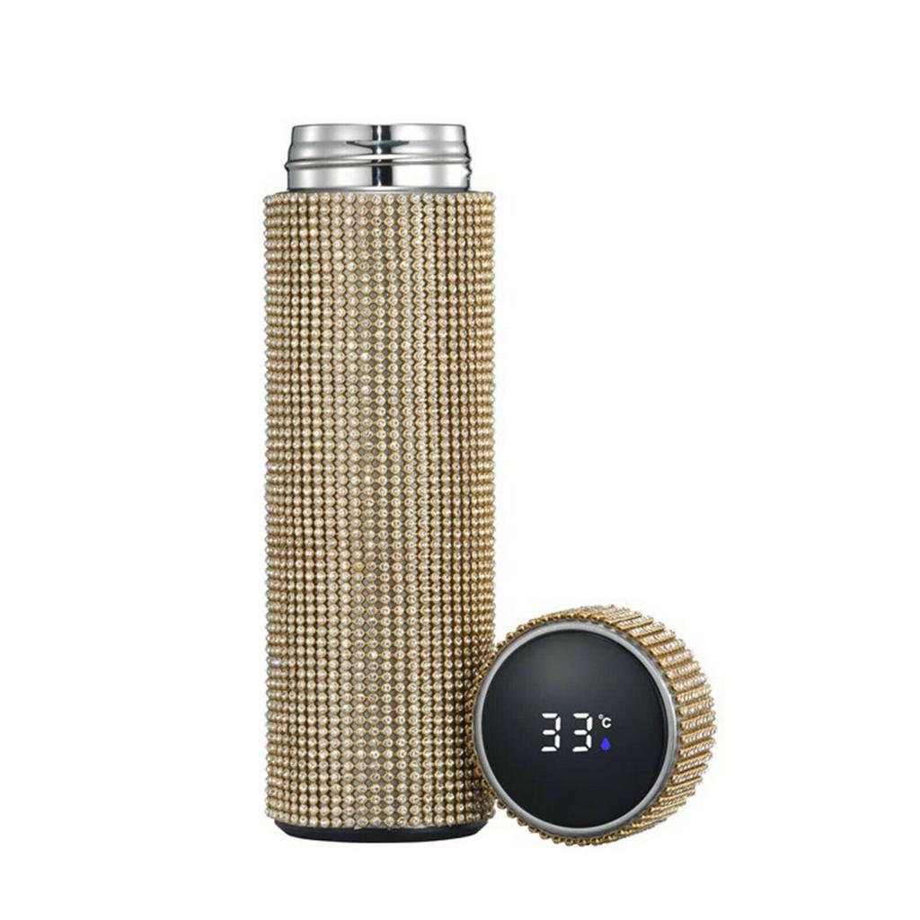 Creative Diamond Thermo Bottle Water Bottle Stainless Steel Smart Display 500ml
