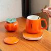 55° Constant Temperature Coffee Warmer - Year of the Horse Gift Set with Logo Towel