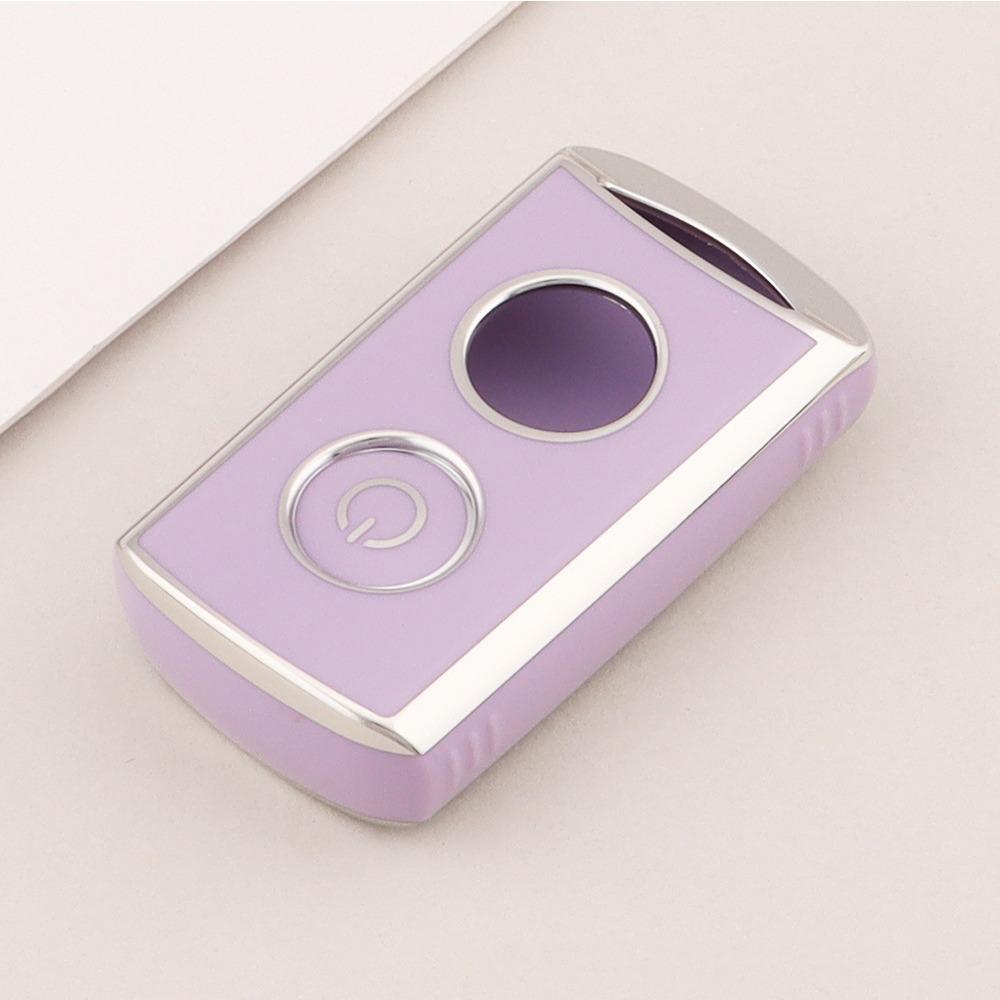 

Чехол для ключа автомобиля из ТПУ Мягкий защитный чехол для ключа для Yamaha Nmax 2021/2024 NVX NVX155 XMAX XMAX300 QBIX AEROX НОВЫЙ 2018 2019 фиолетовый