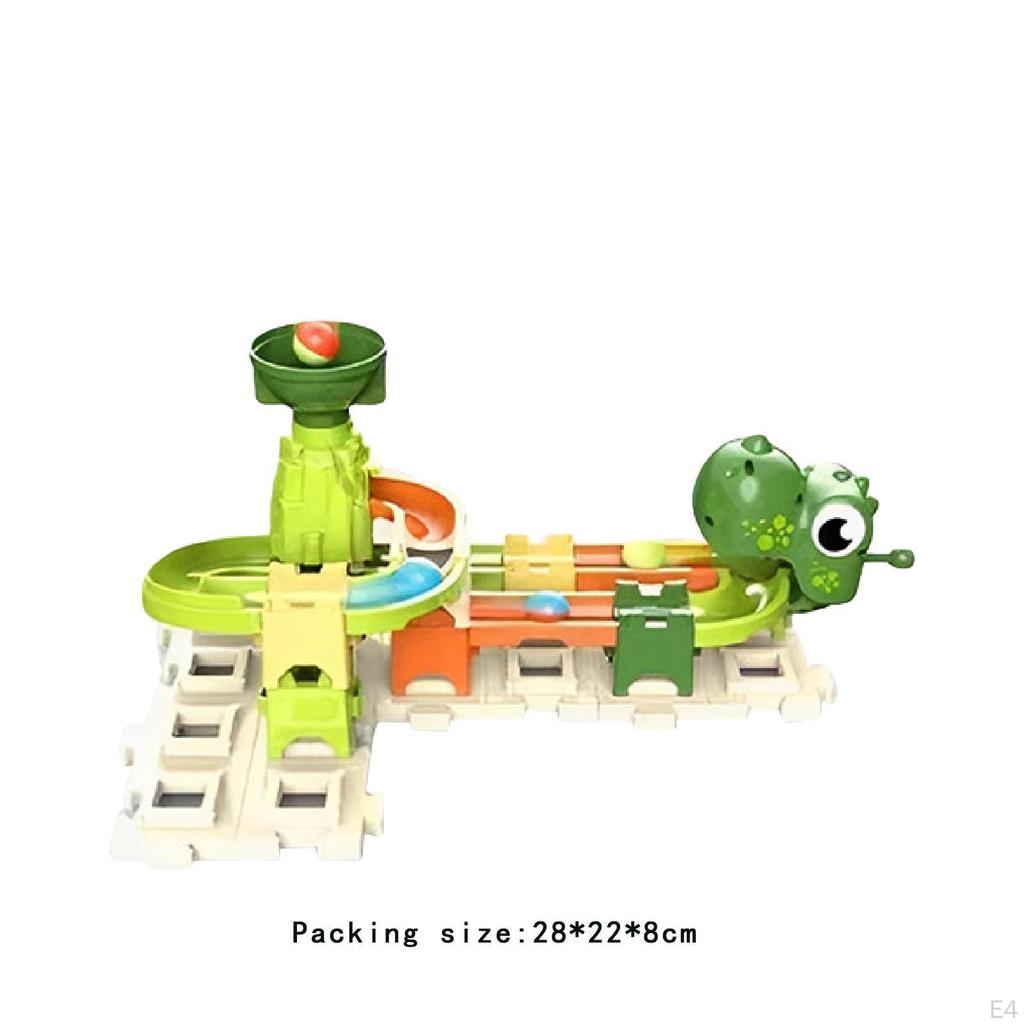 Children's Marble Race Kit, Construction Blocks for Fun Learning Experience