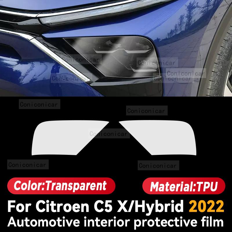Für Citroen C5 X Hybrid 2022 Auto Innenraum Mittelkonsole Instrument Armaturenbrett Schutzfolie Kratzschutz Aufkleber Zubehör