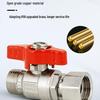 Full Copper Water Heater Union Ball Valve, Male/Female Thread, 6 to 4 Points Large Flow for Wall-Hung Boiler