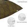 Egyptian Cat Goddess On Gold Ornament Tiles Pillow Decoration Egypt Hieroglyphic Cushion Decoration Salon Square Pillowcase