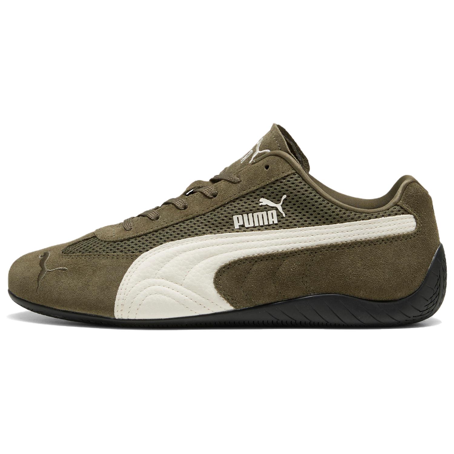 Puma Speedcat Mesh Unisex Loden Green Warm White Sneakers 404370-02 EU 36
