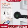 TUYA 4 In 1 Smart Door Lock Fingerprint Lock Electronic Digital Password Handle Lock Keys Unlock