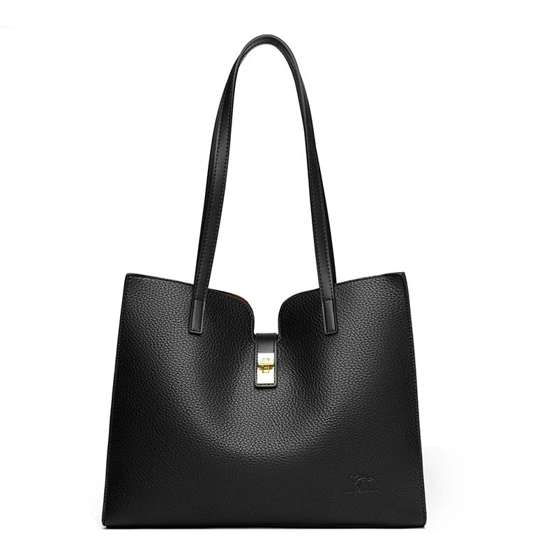 High-quality soft leather crossbody bags for women designer brand shoulder bag casual tote messenger bags