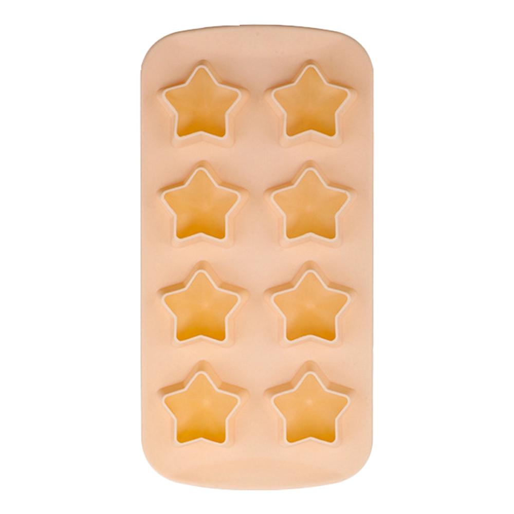 

Diamond/Heart/Star/Round Shape DIY Ice Maker Silicone Ice Cube Tray 8 Cavity Mold (BPA Free, FDA Certified) I