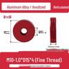 Aluminum Alloy Hand-Tightened Knurled Nut Adjustment Lock Gauge M3-M8