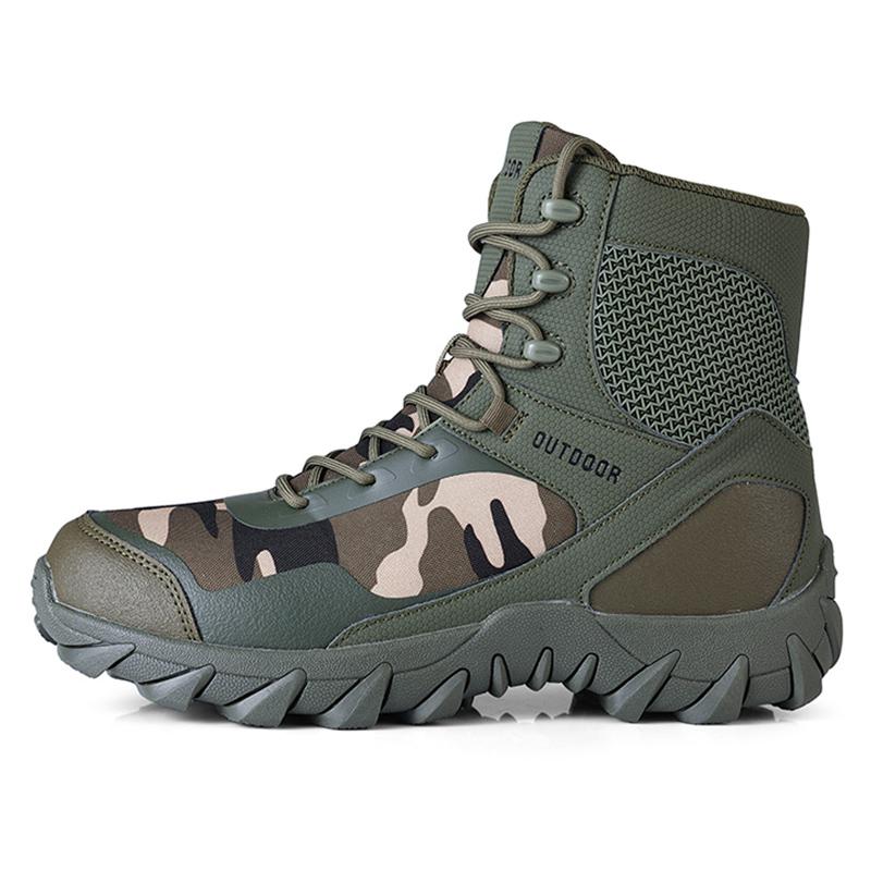 Tactical Boots Men Boots Special Force Desert Combat Boots Outdoor Hiking Boots Ankle Shoes Man Waterproof Work Safty Shoes