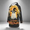 Women's Halloween Printed Long Sleeve Hoodie Casual Fashion Pullover Top