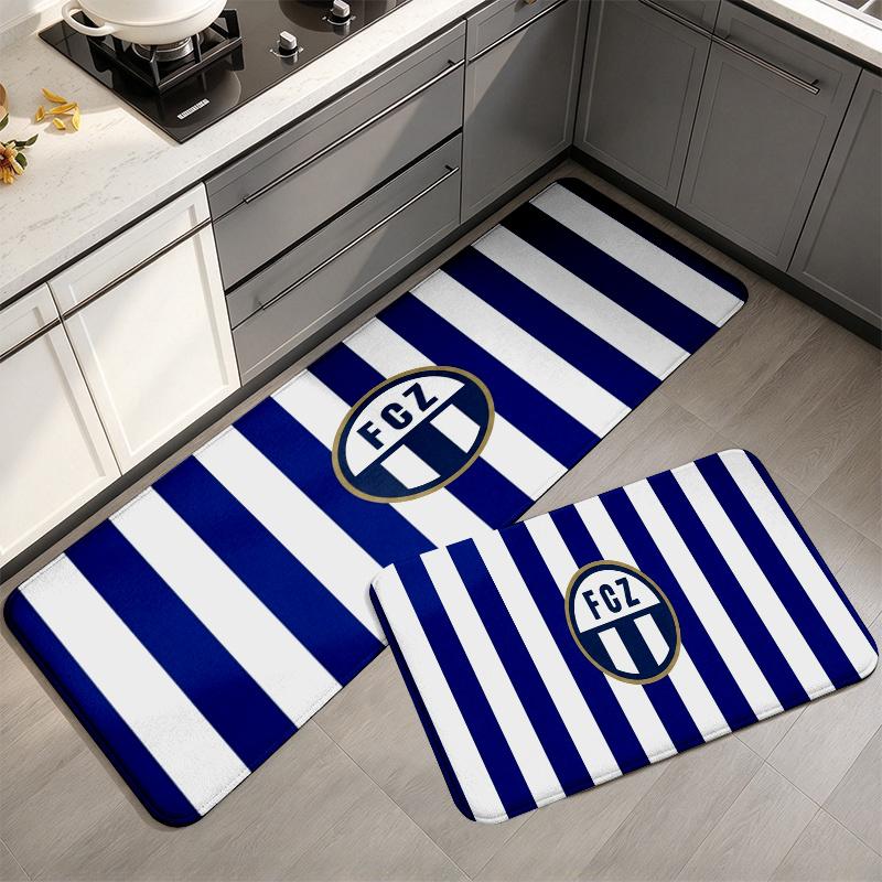 Fc Zrich Flannel Kitchen Mat Christmas Soft Area Rug Non Slip Floor Carpet Home Decoration