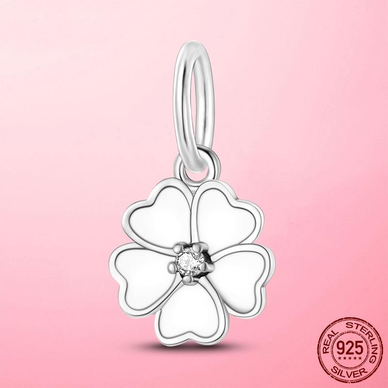 Follow Heart Compass Dangle Charms Beads Pendant Copper Fit Original Bracelets Bangle Diy For Jewelry Making