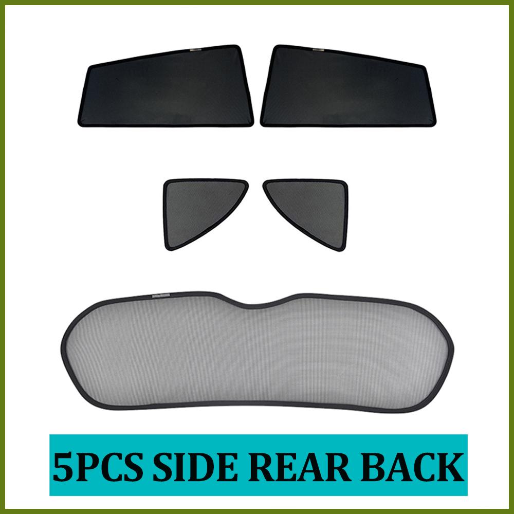 Magnetic Car Side Window Sunshades For Toyota RAV4 XA40 (2014-2019) For Rear Passenger Privacy Auto Window Sun Protection SHADESWindshield Sunshades