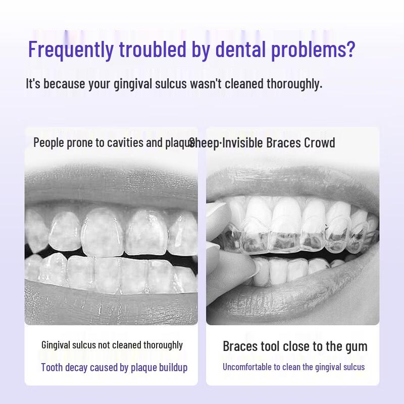 FAWNMUM Wide Fine Bristle Adult Toothbrush